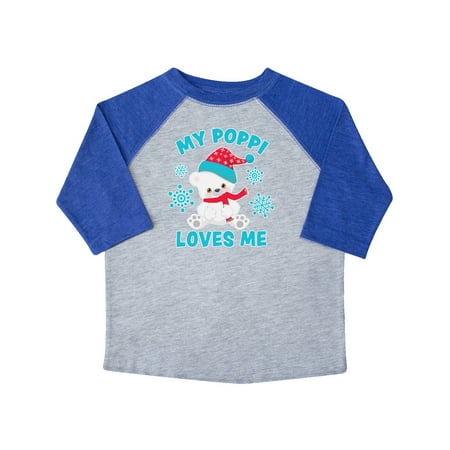 Inktastic Polar Bear My Poppi Loves Me in Santa Hat with Snowflakes Gift Toddler Boy or Toddler Girl T-Shirt
Inktastic Polar Bear My Poppi Loves Me in Santa Hat with Snowflakes Gift Toddler Boy or Toddler Girl T-Shirt