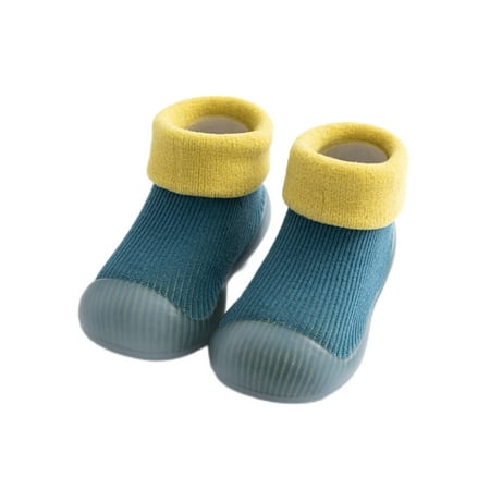 Woobling Girls Boys Sock Shoes Prewalker Socks Rubber Soft Sole Floor Slippers Indoor First Walking Shoe Comfort Slipper Non-Skid Breathable Lake Blue 8C
Woobling Girls Boys Sock Shoes Prewalker Socks Rubber Soft Sole Floor Slippers Indoor First Walking Shoe Comfort Slipper Non-Skid Breathable Lake Blue 8C