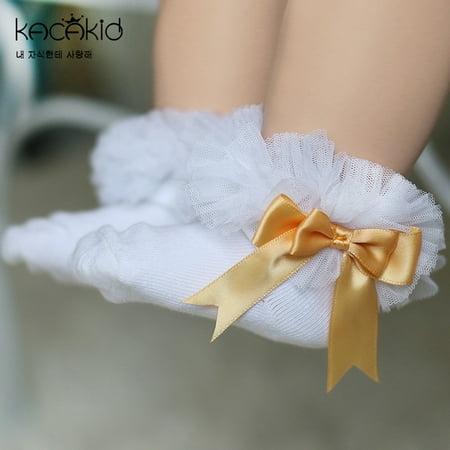Caitzr Baby Girls Bowknot Ribbon Lace Socks Solid Cotton Knit Ruffle Frilly Ankle Socks
Caitzr Baby Girls Bowknot Ribbon Lace Socks Solid Cotton Knit Ruffle Frilly Ankle Socks