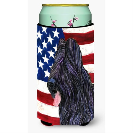 USA American Flag with Briard Tall Boy Beverage Insulator Beverage Insulator Hugger
USA American Flag with Briard Tall Boy Beverage Insulator Beverage Insulator Hugger