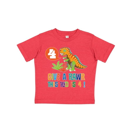Inktastic 4th Birthday Dinosaur Party Gift Toddler Boy or Toddler Girl T-Shirt
Inktastic 4th Birthday Dinosaur Party Gift Toddler Boy or Toddler Girl T-Shirt
