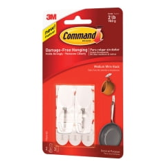 2PC 3M 3M - 17065-ES - Medium Plastic Wire Toggle Hooks 2-1/6 in. L - 2/Pack
2PC 3M 3M - 17065-ES - Medium Plastic Wire Toggle Hooks 2-1/6 in. L - 2/Pack