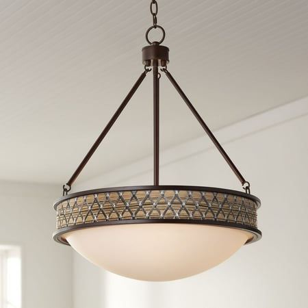 Giclee Gallery Medieval Craftsman Lamont Bronze Pendant Light