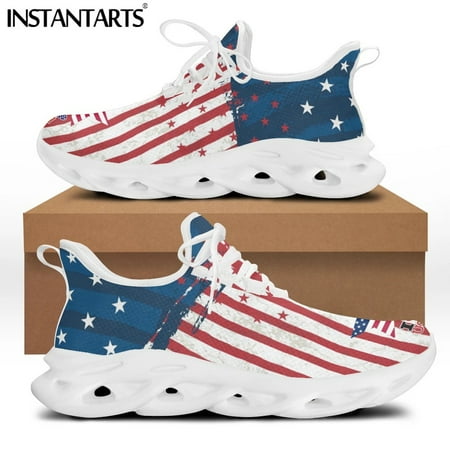 Patriotic Women Lace-up Mesh Swing Shoes July of 4 American Independence Day Print Sport Platform Shoes Zapatillas
Patriotic Women Lace-up Mesh Swing Shoes July of 4 American Independence Day Print Sport Platform Shoes Zapatillas