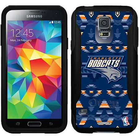 Charlotte Bobcats Tribal Print Design on OtterBox Commuter Series Case for Samsung Galaxy S5