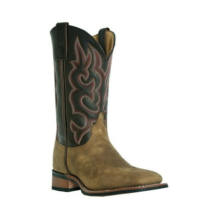7898 Men s Taupe and Brown Lodi Western Boots