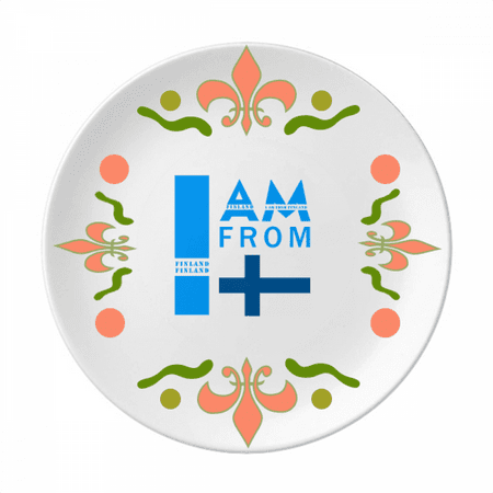 I Am From Finland Art Deco Fashion Flower Ceramics Plate Tableware Dinner Dish
I Am From Finland Art Deco Fashion Flower Ceramics Plate Tableware Dinner Dish