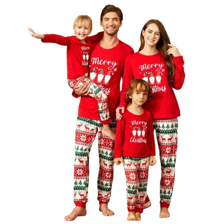 EYIIYE Christmas Family Matching Santa and Deer Print Raglan Pajamas Set Holiday Xmas Lounge Set Adults and Kids Baby Sleepwear
EYIIYE Christmas Family Matching Santa and Deer Print Raglan Pajamas Set Holiday Xmas Lounge Set Adults and Kids Baby Sleepwear