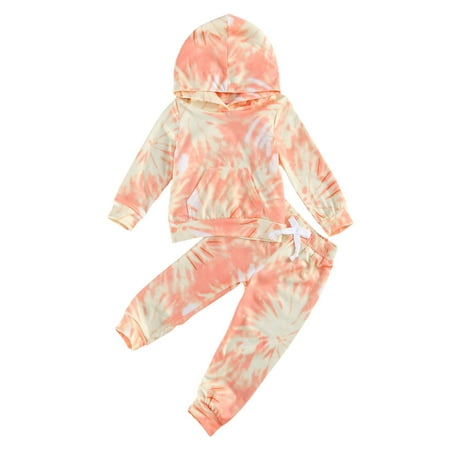 Toddler Kids Baby Girl Boy Tie Dye Outfit Long Sleeve Sweatsuit Tracksuit Hooded Top and Trousers 2Pcs Autumn Clothes Set
Toddler Kids Baby Girl Boy Tie Dye Outfit Long Sleeve Sweatsuit Tracksuit Hooded Top and Trousers 2Pcs Autumn Clothes Set