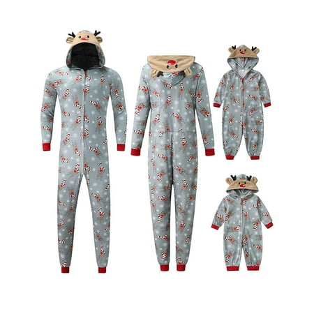 GRNSHTS Christmas Family Matching Pajamas Women Men Kids Baby Reindeer Printed Hoodie Romper One Piece Jumpsuit Zipper Home Sleepwear
GRNSHTS Christmas Family Matching Pajamas Women Men Kids Baby Reindeer Printed Hoodie Romper One Piece Jumpsuit Zipper Home Sleepwear