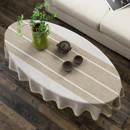 dosili Oval Cotton and Linen Tablecloth Tea Table Striped Tablecloth Lace Coffee Tea Table Cloth Modern Nordic Table Cover Decoration
dosili Oval Cotton and Linen Tablecloth Tea Table Striped Tablecloth Lace Coffee Tea Table Cloth Modern Nordic Table Cover Decoration