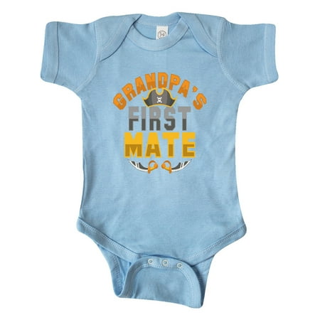Inktastic Grandpas 1st Mate Pirate Sailing Gift Baby Boy or Baby Girl Bodysuit
Inktastic Grandpas 1st Mate Pirate Sailing Gift Baby Boy or Baby Girl Bodysuit