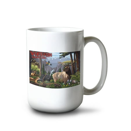 15 fl oz Ceramic Mug Whitefish Montana Wildlife Utopia Dishwasher & Microwave Safe
15 fl oz Ceramic Mug Whitefish Montana Wildlife Utopia Dishwasher & Microwave Safe
