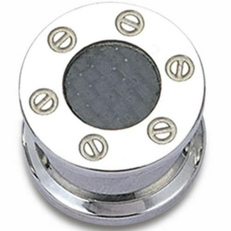 Surgical Steel Internal Plug with Faux Screws