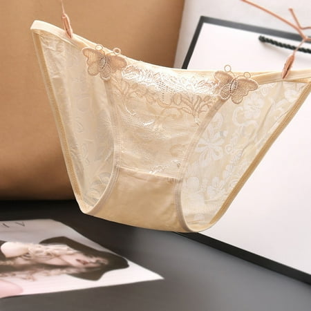 Qiaocaity Women Sexy Lace Underwear Lingerie Thongs Panties Ladies Underwear Underpants Christmas Gifts Beige L
Qiaocaity Women Sexy Lace Underwear Lingerie Thongs Panties Ladies Underwear Underpants Christmas Gifts Beige L