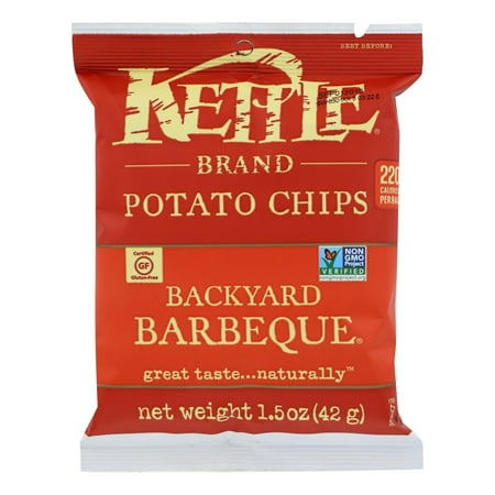 Kettle Brand Potato Chips - Backyard Barbeque - 1.5 oz - case of 24 1114727