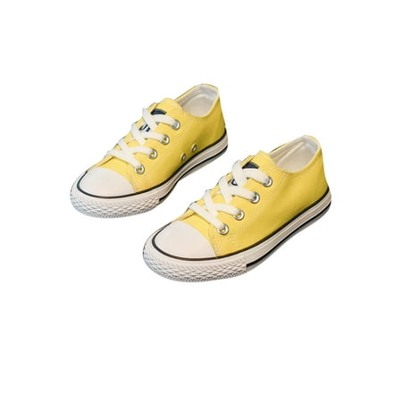 Fangasis Unisex Walking Shoe Lace Up Flats Canvas Skate Shoes Womens Mens Casual Sneaker Travel Breathable Comfort Sneakers Yellow 3C
Fangasis Unisex Walking Shoe Lace Up Flats Canvas Skate Shoes Womens Mens Casual Sneaker Travel Breathable Comfort Sneakers Yellow 3C