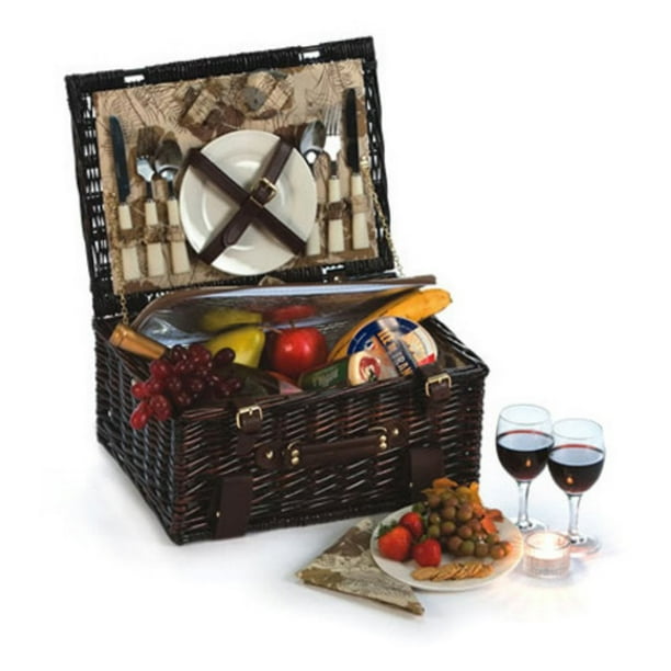 Picnic Plus Copley 2 Person Willow Picnic Basket