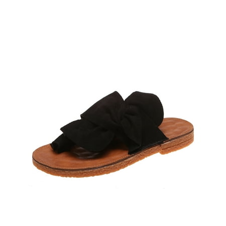 Daeful Ladies Flat Sandals Backless Slides Slip On Sandal Indoor&Outdoor Stylish Lightweight Beach Slippers Black 4.5
Daeful Ladies Flat Sandals Backless Slides Slip On Sandal Indoor&Outdoor Stylish Lightweight Beach Slippers Black 4.5