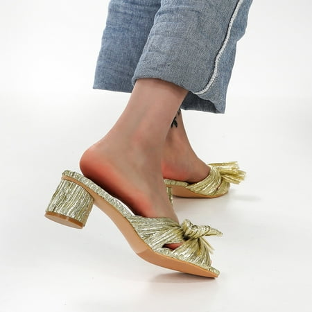 Podplug Fashion High Heels Sandals Women Women s Fashion Sandals Thick Heel Bow Silk Sandals Retro Buckle Shoes
Podplug Fashion High Heels Sandals Women Women s Fashion Sandals Thick Heel Bow Silk Sandals Retro Buckle Shoes