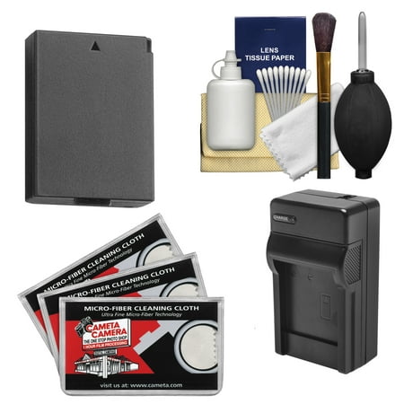 Essentials Bundle for Canon Rebel T5 & T6 DSLR Camera with LP-E10 Battery & Charger + Cleaning Kit