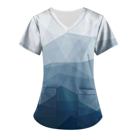 Apepal Women Short Sleeve Loose Scrub Tops Plus Size Casual Scrub Tops V Neck Short Sleeves Casual Summer T-shirt Women Scrub Tops T-shirt Workwear
Apepal Women Short Sleeve Loose Scrub Tops Plus Size Casual Scrub Tops V Neck Short Sleeves Casual Summer T-shirt Women Scrub Tops T-shirt Workwear