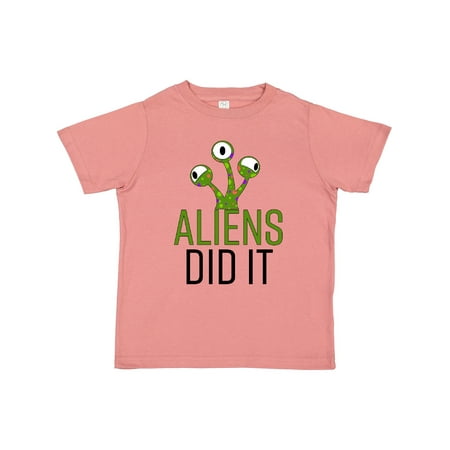 Inktastic Aliens DId It Boys or Girls Toddler T-Shirt
Inktastic Aliens DId It Boys or Girls Toddler T-Shirt