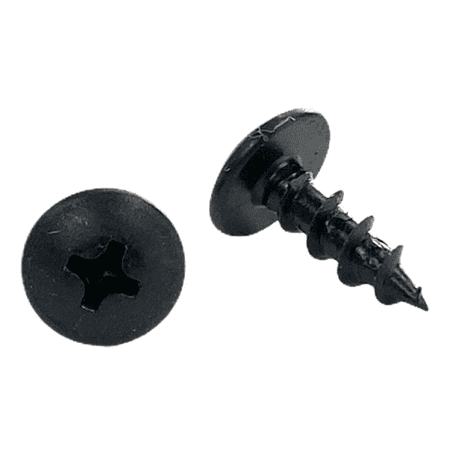 Cabentry Brand | Wood Screws | Truss Head | Phillips Drive | #8 | 1/2 Inch | Deep Thread | Sharp Point | Black Phospate Finish | 100 Pack
Cabentry Brand | Wood Screws | Truss Head | Phillips Drive | #8 | 1/2 Inch | Deep Thread | Sharp Point | Black Phospate Finish | 100 Pack