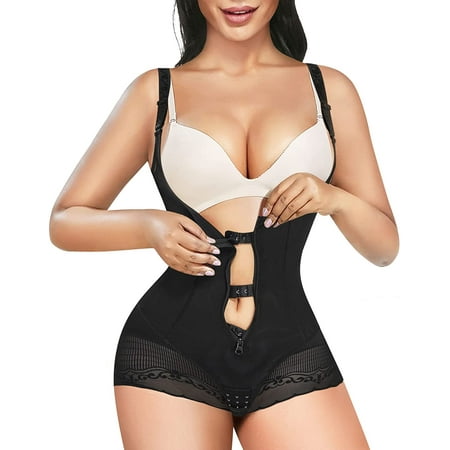 MOLUTAN Women Waist Trainer Bodysuit Double Tummy Control Jumpsuit Full Body Shapewear Breathable Smooth Corset
MOLUTAN Women Waist Trainer Bodysuit Double Tummy Control Jumpsuit Full Body Shapewear Breathable Smooth Corset
