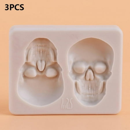 Delivery on time!!1/3Pcs set Halloween Skull Cake Mold 2 Cavities Skeleton Shape Chocolate Molds DIY Cake Decorating Tools
Delivery on time!!1/3Pcs set Halloween Skull Cake Mold 2 Cavities Skeleton Shape Chocolate Molds DIY Cake Decorating Tools