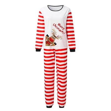 Stripe Women Pants Blouse Family Matching Xmas Sleepwear Mommy Print Top Pajamas Set Christmas Christmas Pajamas for Family of 3 Set
Stripe Women Pants Blouse Family Matching Xmas Sleepwear Mommy Print Top Pajamas Set Christmas Christmas Pajamas for Family of 3 Set