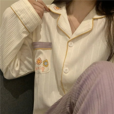 Plaid Casual Pajama Sets Women Single Breasted Ins Japan Turn-down Collar Nightwear Spring Fall Elastic Waist Homewear New Mujer
Plaid Casual Pajama Sets Women Single Breasted Ins Japan Turn-down Collar Nightwear Spring Fall Elastic Waist Homewear New Mujer