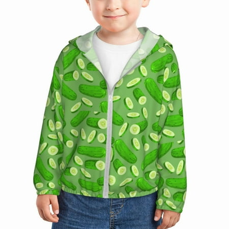 Lukts Green Cucumber Print Children s Long-Sleeved Sun Protection Clothing Hooded Sweatshirts for Boys and Girls Outdoor Sports-18 Months
Lukts Green Cucumber Print Children s Long-Sleeved Sun Protection Clothing Hooded Sweatshirts for Boys and Girls Outdoor Sports-18 Months