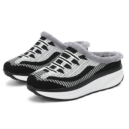 Women Winter Shoes Flying Woven Slippers Thick Sole Outdoor Comfort Leisure Warm Shoes
Women Winter Shoes Flying Woven Slippers Thick Sole Outdoor Comfort Leisure Warm Shoes
