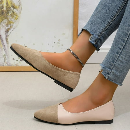 Fashion Versatile Casual Single Shoes Women s Flat Color Contrast Pointed Irregular Shallow Mouth Slip On Women s Casual Shoes
Fashion Versatile Casual Single Shoes Women s Flat Color Contrast Pointed Irregular Shallow Mouth Slip On Women s Casual Shoes