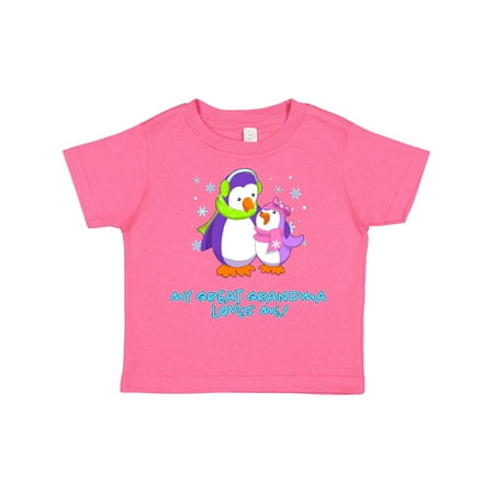Inktastic My Great Grandma Loves Me! Cute Penguins Gift Toddler Boy or Toddler Girl T-Shirt
Inktastic My Great Grandma Loves Me! Cute Penguins Gift Toddler Boy or Toddler Girl T-Shirt