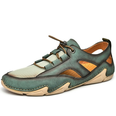 Summer Leather Mens Sandals Breathable Mesh Casual Shoes Men Outdoor Beach Sandals Men Slippers (Color : D Size : 42)
Summer Leather Mens Sandals Breathable Mesh Casual Shoes Men Outdoor Beach Sandals Men Slippers (Color : D Size : 42)