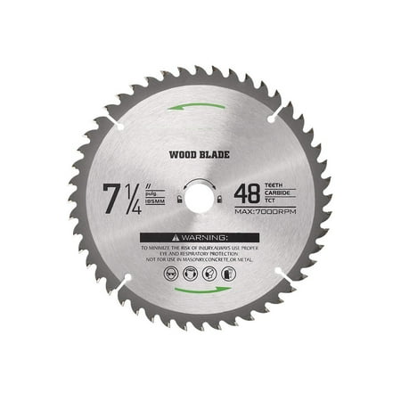 Aibecy Circular 7-14 (185MM) 48 Tooth Tungsten Carbide Tipped Circular Wood Cutting with 58 (16mm) Arbor for Wood Cutting Max Speed 7000RPM -clockwise Cutting Direction Arbor 58 (16mm)
Aibecy Circular 7-14 (185MM) 48 Tooth Tungsten Carbide Tipped Circular Wood Cutting with 58 (16mm) Arbor for Wood Cutting Max Speed 7000RPM -clockwise Cutting Direction Arbor 58 (16mm)