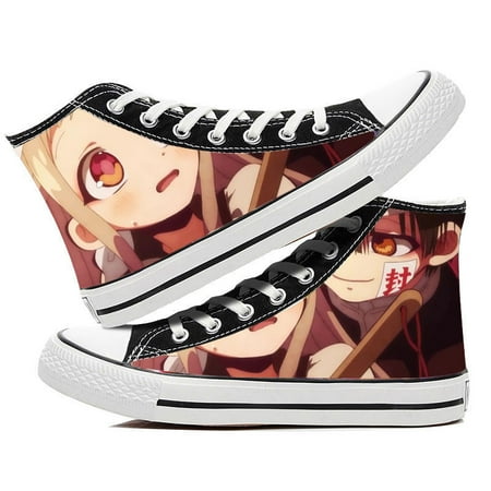 Anime Toilet-bound Hanako-kun Printed Canvas High Top Trainers