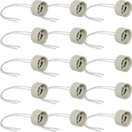 GLFSIL 10-15Pcs GU10 Lamp Holder Socket Connector Downlight fitting Wire 150mm
GLFSIL 10-15Pcs GU10 Lamp Holder Socket Connector Downlight fitting Wire 150mm