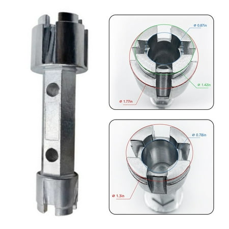 BCLONG Tub Drain Remover Wrench Dual Ended Drain Wrench Remover Tool Zinc Alloy Wrench
BCLONG Tub Drain Remover Wrench Dual Ended Drain Wrench Remover Tool Zinc Alloy Wrench