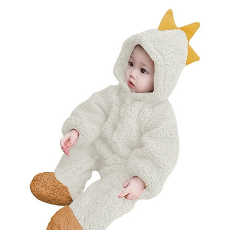Gwiyeopda Newborn Kid Baby Boy Girl Long Sleeve Hooded Dinosaur Romper Fleece Thick Jumpsuit
Gwiyeopda Newborn Kid Baby Boy Girl Long Sleeve Hooded Dinosaur Romper Fleece Thick Jumpsuit
