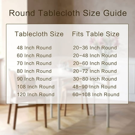 MWYY Round Tablecloth - 60 Inch - Water Resistant Spill Proof Washable Polyester Table Cloth Decorative Fabric Table Cover for Dining Table Buffet Parties and Camping Black
MWYY Round Tablecloth - 60 Inch - Water Resistant Spill Proof Washable Polyester Table Cloth Decorative Fabric Table Cover for Dining Table Buffet Parties and Camping Black