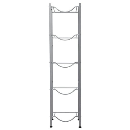 5-Tier 5-Gallon Water Bottle Holder Shelf Metal Heavy Duty Water Cooler Jug Rack Stand
5-Tier 5-Gallon Water Bottle Holder Shelf Metal Heavy Duty Water Cooler Jug Rack Stand