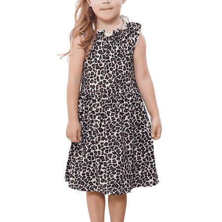 Baby Girls Leopard A-line Dress Toddler Spring Vacation Sundress 5T (Leopard-264)
Baby Girls Leopard A-line Dress Toddler Spring Vacation Sundress 5T (Leopard-264)