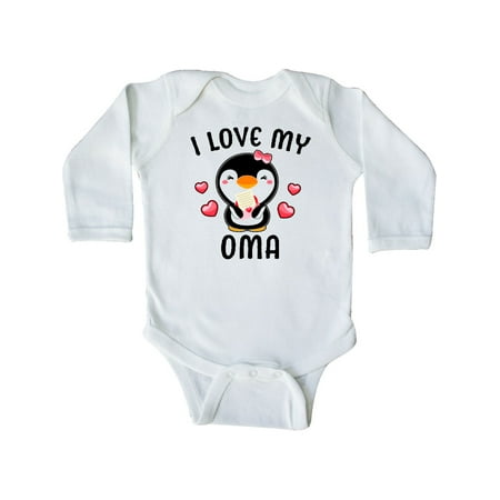 Inktastic I Love My Oma with Cute Penguin and Hearts Gift Baby Girl Long Sleeve Bodysuit
Inktastic I Love My Oma with Cute Penguin and Hearts Gift Baby Girl Long Sleeve Bodysuit
