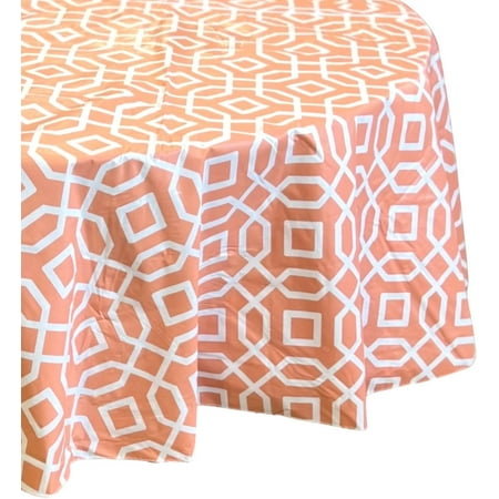 Summer Flannel Back Vinyl Tablecloths: Orange White Geometric Table Cover 52 x 70 Manteles
Summer Flannel Back Vinyl Tablecloths: Orange White Geometric Table Cover 52 x 70 Manteles