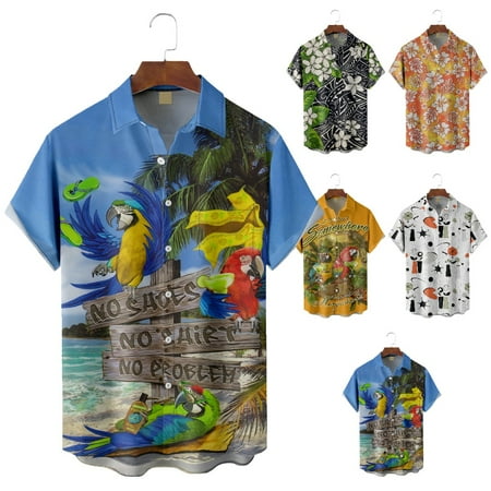 Adult Casual Button Down Short Sleeve Hawaiian Shirts Stylish Polyester Clothing Sizes Kids-Adult Unisex
Adult Casual Button Down Short Sleeve Hawaiian Shirts Stylish Polyester Clothing Sizes Kids-Adult Unisex