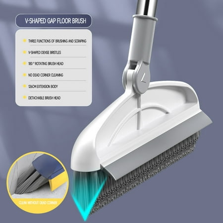 Floor Brush Crevice Cleaning Brush in Long Handle Rotating for Bathroom Kitchen
Floor Brush Crevice Cleaning Brush in Long Handle Rotating for Bathroom Kitchen