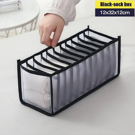 Underwear Storage Organizer Clothing Detachable Socks Shorts Bra Storage Box Dormitory Closet Organizer Drawer Washable